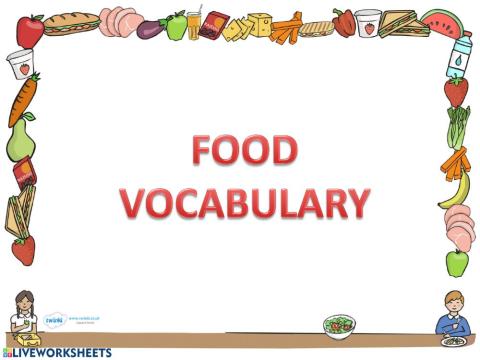 Food Vocabulary Practice