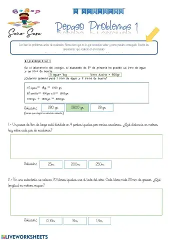 Problemas de Medidas