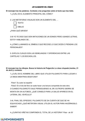 Los elementos del cómic 2