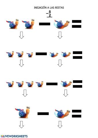 Iniciación a las restas