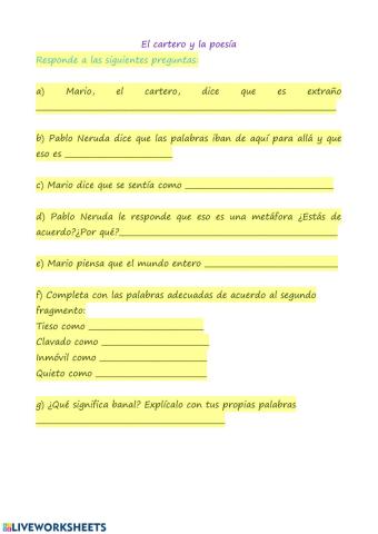 El cartero y la poesía