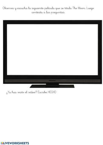 The moon comprensión