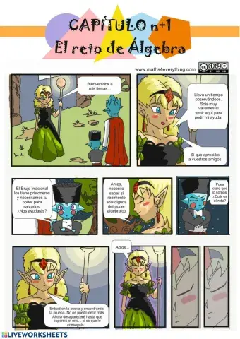 Cómic ecuaciones math4everything