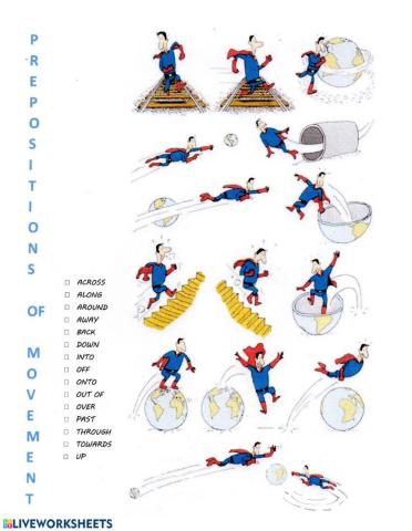 Prepositions of movement