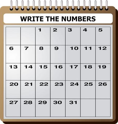 Write the numbers