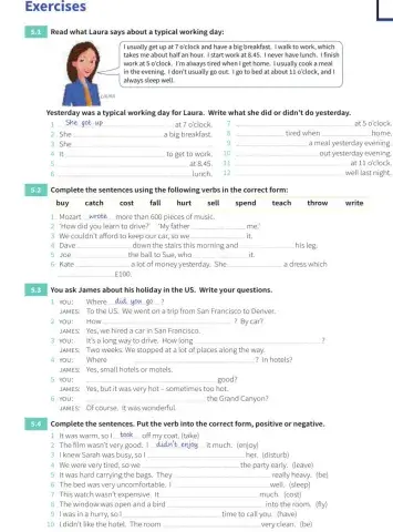 Past simple practice