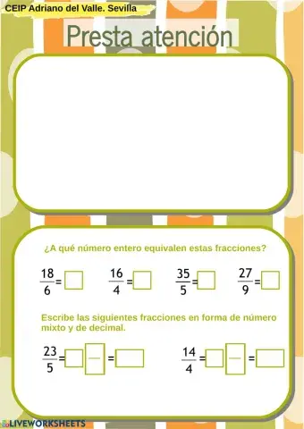 Fracciones-divisiones