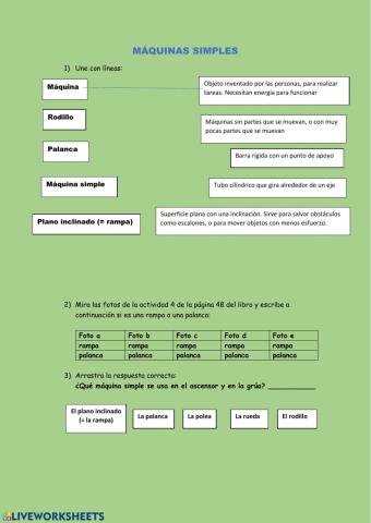 Máquinas simples Anaya