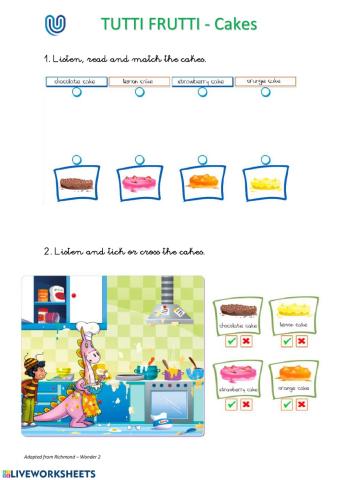 TUTTI FRUTTI - Cakes