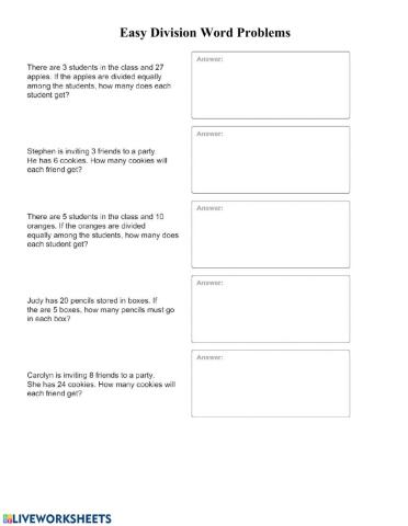 MA2-Monday (Easy Division Word Problems)