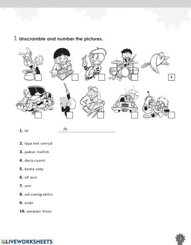 VOCABULARY - ACTIONS