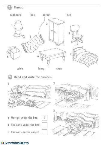 Prepositions: in,on,under