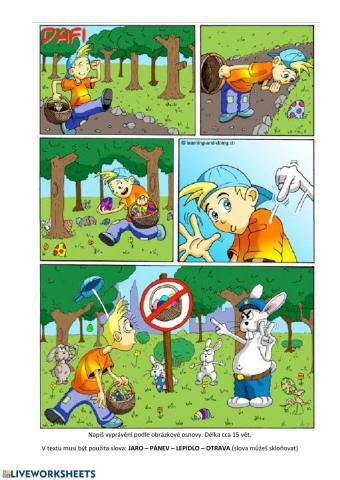 Obrázková osnova - Velikonoce