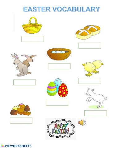 Easter vocabulary