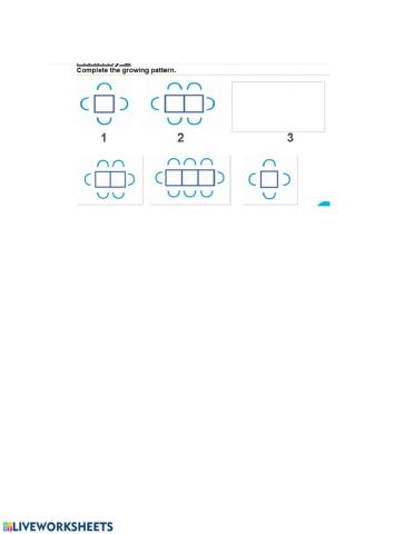 Drag and drop pattern worksheet