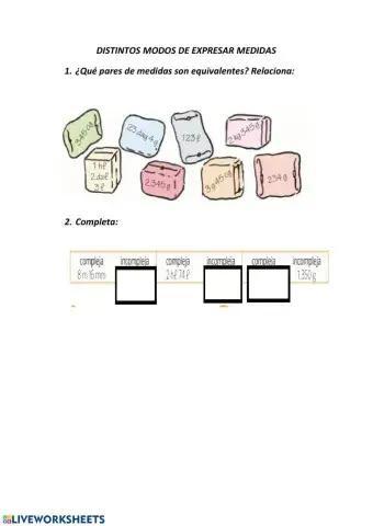 Forma compleja e incompleja