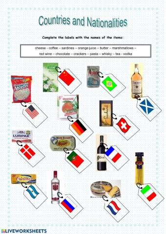 Countries and nationalities