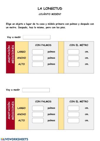 Medición La longitud