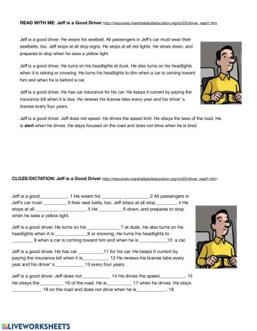 Jeff is a Good Driver