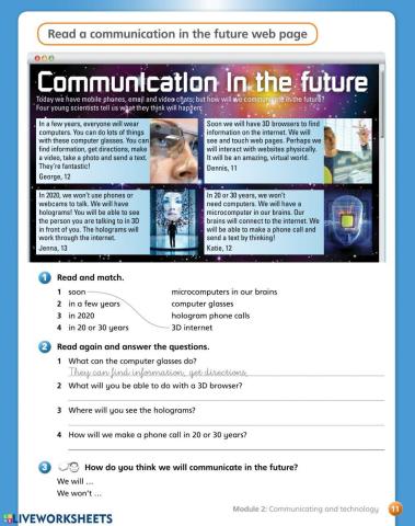 Communication in the future