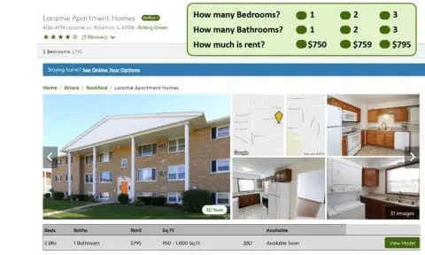 Reading Apartment Ad