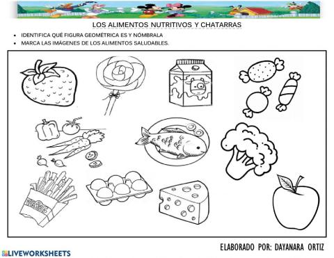 Alimentos nutritivos