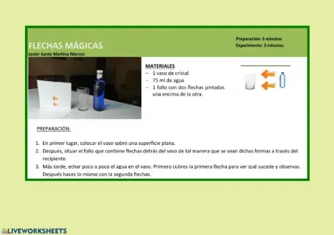 Experimento sobre Refracción