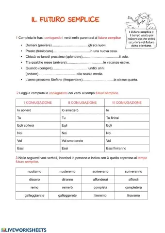 Il futuro semplice