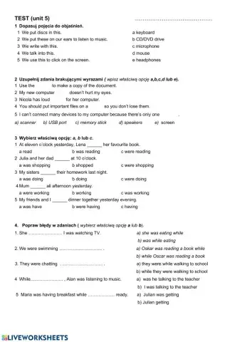 Past Continuous, Past Simple