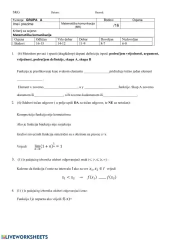 Svojstva funkcija-MK