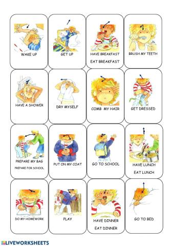 Routine verbs