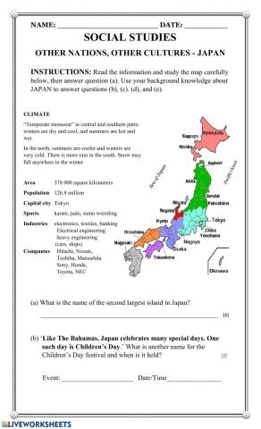 PEOPLE from OTHER NATIONS - Japan