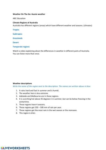 Weather on the go: Aussie Weather