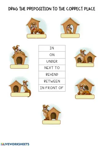 Prepositions of place
