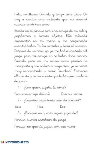 Comprensión lectora