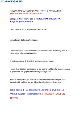 Una strana partita a scacchi