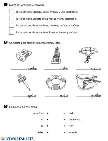 Comparaciones y verbos