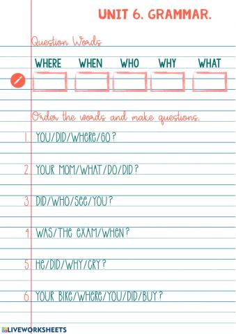 Poptropica 5. Unit 6 Grammar