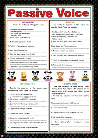 Present simple-passive