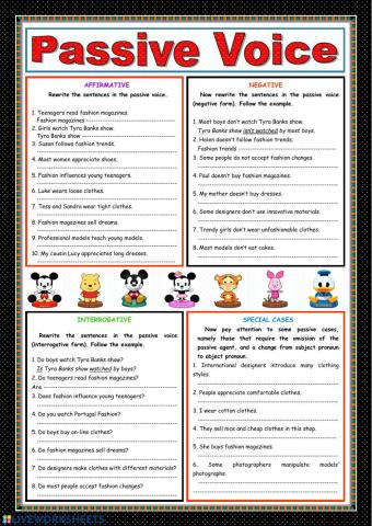 Present simple-passive