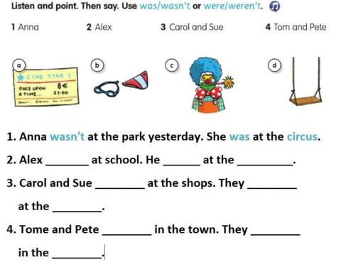 Listen and fill the gaps