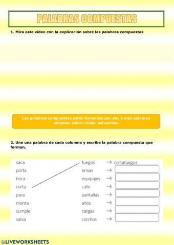 Palabras Compuestas