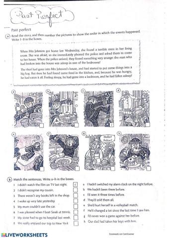 Past Perfect- Eyes Open 4