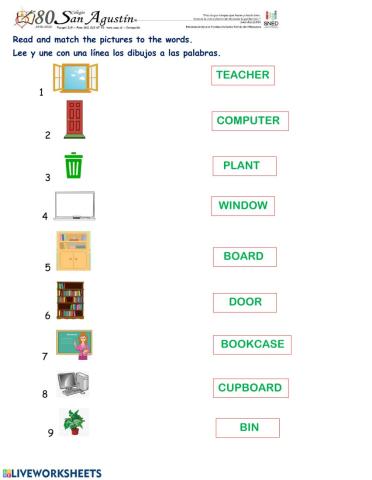 Classroom objects