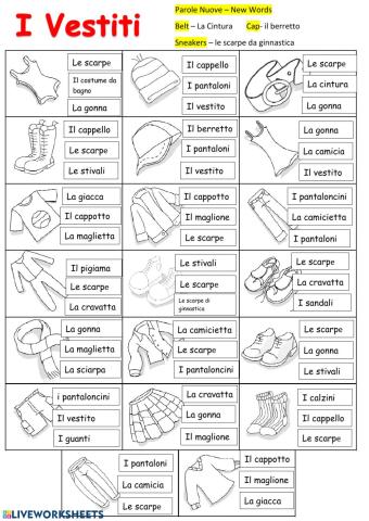 I vestiti