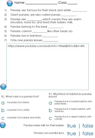 Panda Page 1 - Video