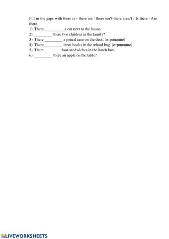 Construction there is there are