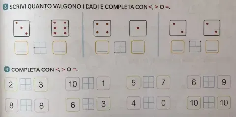 Maggiore, minore, uguale 4