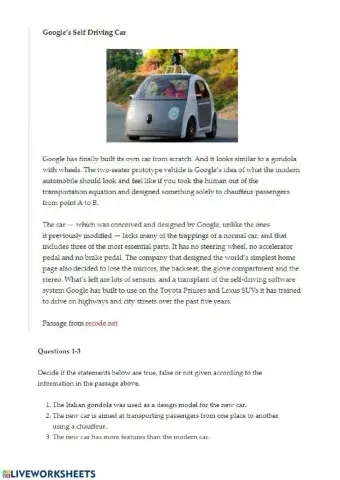 Yes-No-Not Given IELTS Reading