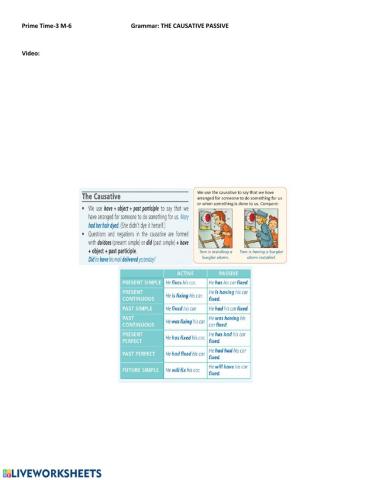 Prime Time - 3 M-6 The CAUSATIVE